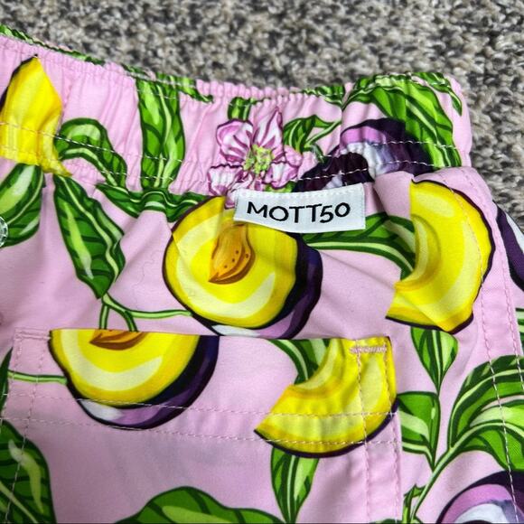 NWT MOTT50 Swim Trunks Honey Plum Fruit Purple 6/7 Years UPF50+ - Picture 4 of 5